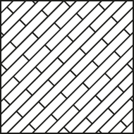 Палуба, смещение 1/2, диагональ