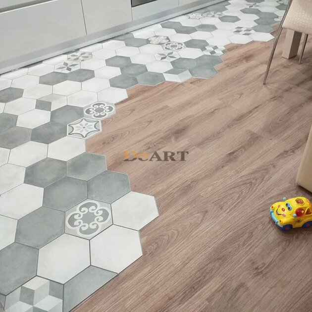 Кварцвиниловая плитка DeART ECO CLICK DA 7027