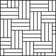 Ёлка, тройная, диагональ